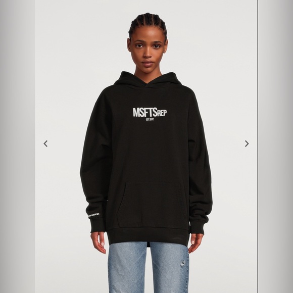 MSFTSREP Logo Cotton Hoodie Size XS Oversized Fit - Picture 1 of 7